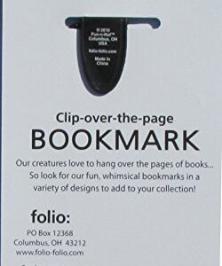 Bookworm Bookmarks (Clip-over-the-page) Set of 2 - Assorted colors