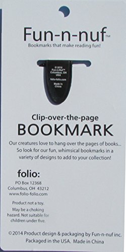 Bookworm Bookmarks (Clip-over-the-page) Set of 2 - Assorted colors