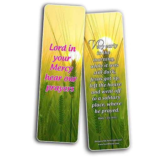 Devotional Scriptures Bible Bookmarks for Men Women Teens (30-Pack) - Great Gift Give Away for Church Gospel Devotion Sharing Stocking Stuffers