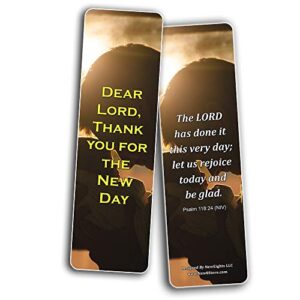 Devotional Scriptures Bible Bookmarks for Men Women Teens (30-Pack) - Great Gift Give Away for Church Gospel Devotion Sharing Stocking Stuffers