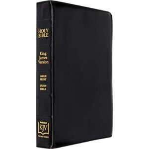 kjv classic large print study bible (with c.i. scofield notes) – lambskin edition