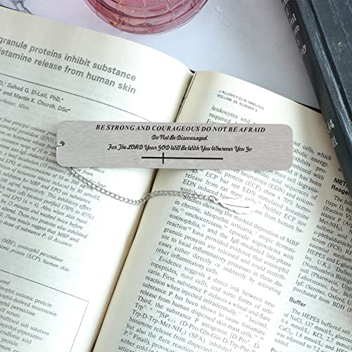 Christian Religious Metal Bookmarks Gifts for Godfather Godmother Godson Goddaughter First Communion Baby Baptism Christmas Thanksgiving Gifts for Women Men Daughter Son