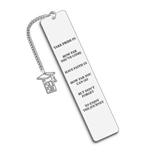 2023 graduation bookmark gift for him her middle high school graduation gifts for students daughter son boys girls college master grads farewell inspirational bookmark gifts for nurse friend women men