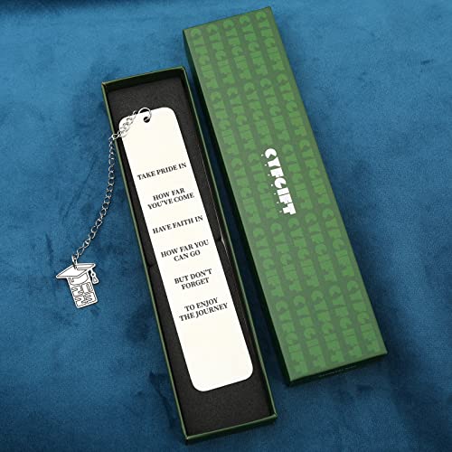 2023 Graduation Bookmark Gift for Him Her Middle High School Graduation Gifts for Students Daughter Son Boys Girls College Master Grads Farewell Inspirational Bookmark Gifts for Nurse Friend Women Men