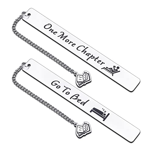 Book Lovers Gifts Double Sided Bookmark for Best Friends Kids Funny Bookmark for Readers Bookworm Women Men Stocking Stuffers for Teens Girls Boys Coworkers Teacher Christmas Birthday Presents