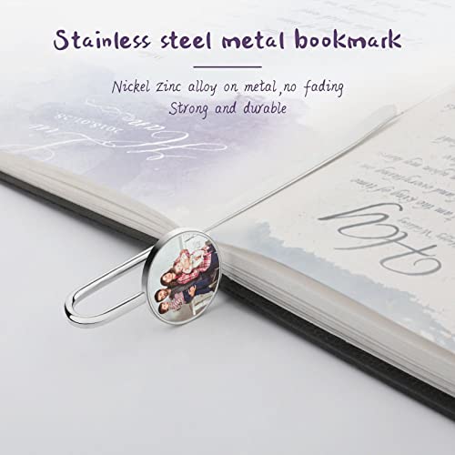 Personalized Bookmark Custom Metal Bookmarks Design Your Text Photo Logo rustless Refined Book Markers Souvenirs Memorial Gift for Book Worms Teachers Students Girlfriend Boyfriend (1")