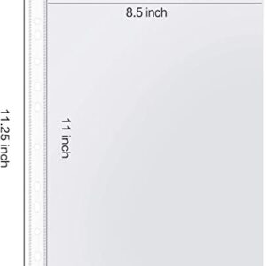 Sheet Protectors | 200 Pack Page Protectors - Sheet Protectors for 3 Ring Binder, 8.5” x 11”