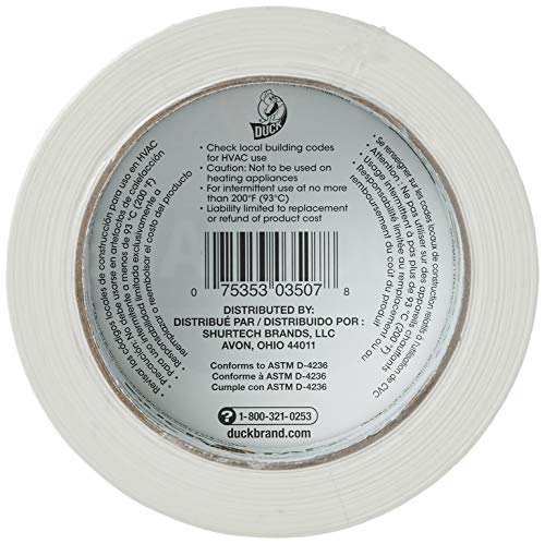 Duck 1265015 1.88" x 20 yd Winking Tape, Single Roll, White