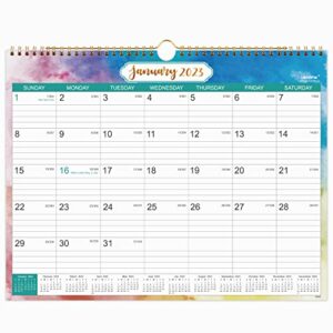 wall calendar 2023 – calendar january 2023 to december 2023, 14.8″ x 11.4″ monthly wall calendar from with julian date, calendar 2023 with thick paper, twin-wire binding, large blocks
