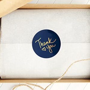 2 Inch Thank You Stickers | 500 Thank You Stickers for Small Business| Self-Adhesive & Waterproof Stickers with 4 Beautiful Colors | Strong and Durable (Classic, 2 Inch)