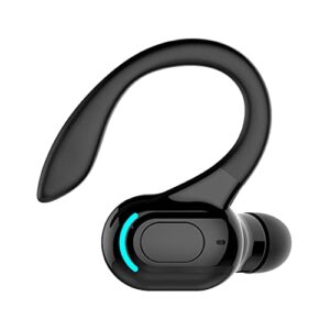 m-f8 waterproof hanging single ear earbuds bluetooth-compatible 5.2 noise cancelling sports wireless business headphones headset