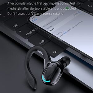 M-F8 Waterproof Hanging Single Ear Earbuds Bluetooth-compatible 5.2 Noise Cancelling Sports Wireless Business Headphones Headset