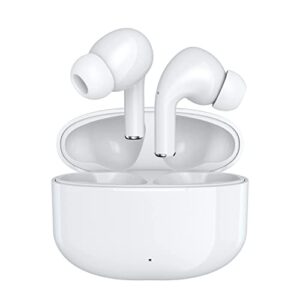 Wireless Earbuds, A30Pro TWS Bluetooth 5.1 IPX5 Water Resistance 32Hrs Playtime, Smart Touch Control, Noise Canceling with Hi-Fi Stereo Earphones for iPhone and Android (Ear Handle Touch Control)