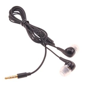 phonil wired earphones headphones handsfree mic 3.5mm for nord n200 5g phone, headset earbuds earpieces microphone compatible with oneplus nord n200 5g model black ph-ph20562u4u-18