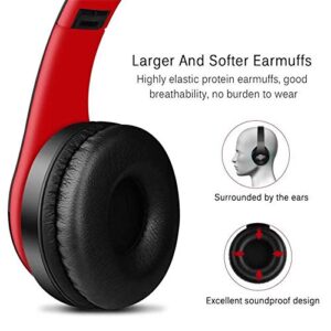 SH-RuiDu Headphone BT Over Ear Headset Noise Canceling Stereo Earphone