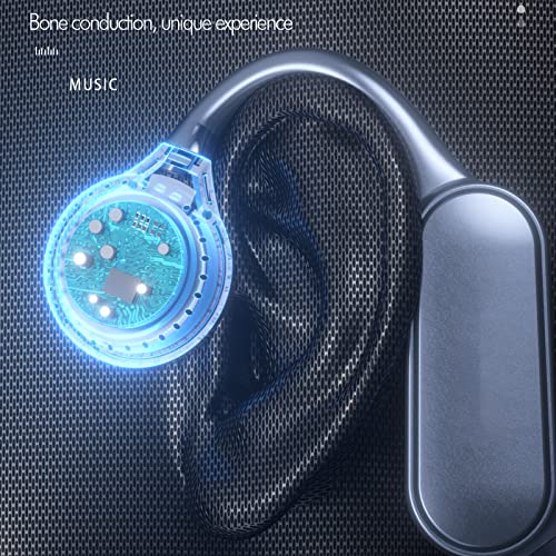 Bone Conduction Headphones Bluetooth with Microphone - Waterproof Wireless Neckband Bluetooth Headphones Sports Headset