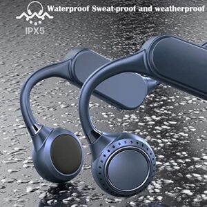 Bone Conduction Headphones Bluetooth with Microphone - Waterproof Wireless Neckband Bluetooth Headphones Sports Headset