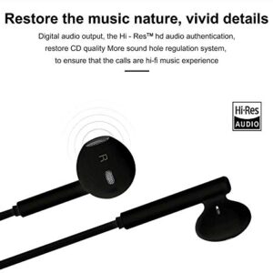 Earphones with Microphone Noise Isolating Stereo 3.5mm Jack in-Ear Earphones Universal Compatible with 6s/6 Plus/SE and Android Smartphones, MP3