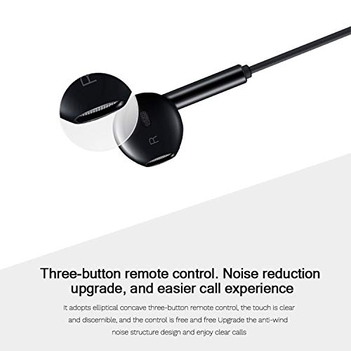 Earphones with Microphone Noise Isolating Stereo 3.5mm Jack in-Ear Earphones Universal Compatible with 6s/6 Plus/SE and Android Smartphones, MP3