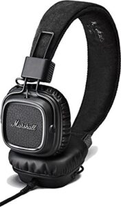 marshall major ii on-ear headphones black