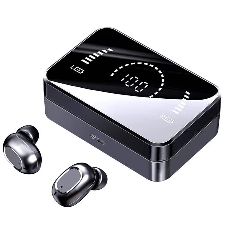 Wireless Touch Earbuds with Active Noise Cancellation New Version Bluetooth 5.2 Sport 3D Stereo Built-in Microphone, Immersive Premium Sound Long Distance Connection Headset Charging Case (BH315)