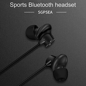 Bluetooth 5.0 Neckband Earphone,G03S Stereo Headphone in-Ear ABS Magnetic Wireless Headset Sport Noise Cancelling Earbuds for Gym Running Red One Size