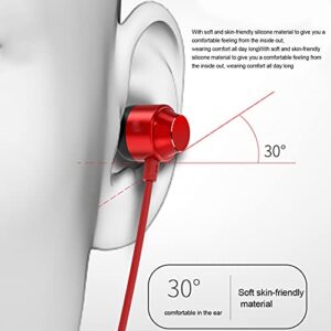 LUYANhapy9 Wired Headphones Earbuds,in-Ear Noise Cancelling Type-c Interface Magnetic Inhalation Ear-Type with Mic Black One Size