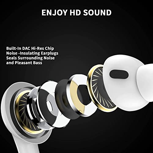HGCXING USB C Headphone for Samsung Galaxy S21 S20 FE S22 Ultra S23 A53, Type C Headphones Wired Earphone HiFi Stereo Noise Cancelling USB C Earbuds with Microphone for Pixel 7 6 iPad Pro Oneplus 10