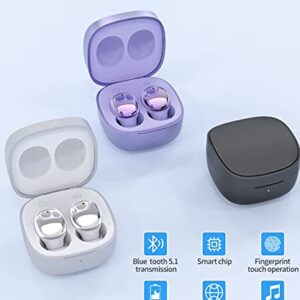 Kenayo Wireless Earbuds Pro 2022 for Android, iOS, Laptop, Tablet with Bluetooth with Charging Case Touch Control Sound with Deep Bass Auto Pairing Headphones for Sports, Travel & Gym (Purple)