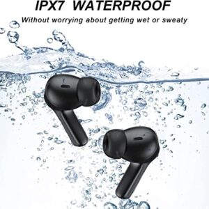 Wireless Bluetooth Earbuds, True Wireless Stereo Headsets in-Ear, 30H Playtime & Wireless Charging Case, Built-in Mic Earphones Premium Sound, Touch Control, IPX5 Waterproof Sport Headphones