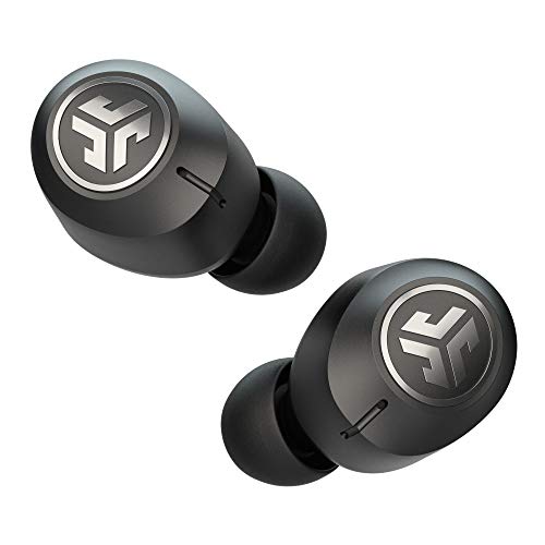 JLab JBuds Air ANC True Wireless Bluetooth Earbuds | Black | Active Noise Canceling | Low Latency Movie Mode | Dual Connect | IP55 Sweat Resistance | Custom 3 EQ Sound Settings (Renewed)