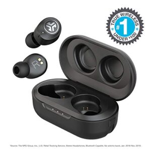 JLab JBuds Air ANC True Wireless Bluetooth Earbuds | Black | Active Noise Canceling | Low Latency Movie Mode | Dual Connect | IP55 Sweat Resistance | Custom 3 EQ Sound Settings (Renewed)