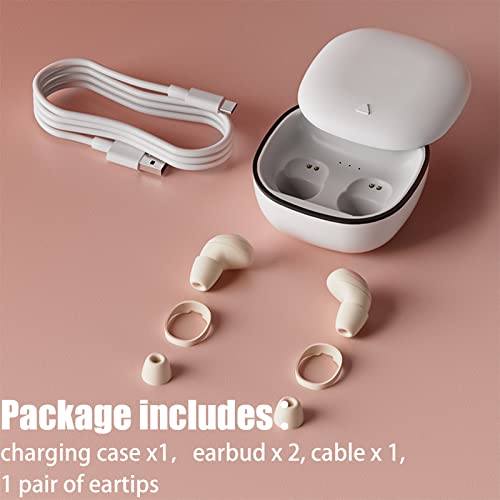 Loluka Ultra Stable Connection Push Cover Design Bluetooth Earbuds Sleep Headphones True Wireless Invisible Bluetooth Earbuds Noise Block Technology Comfortable Design