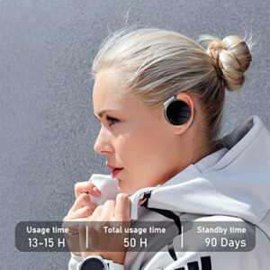 bluetooth headset open ear headphones bluetooth workout headphones wireless bluetooth earphones for sport IPX5 waterproof headphones noise cancelling headphones with microphones 13-Hours battery life