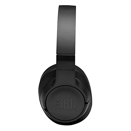 JBL Tune 710BT Wireless Over-Ear Headphones - Bluetooth Headphones with Microphone, 50H Battery, Hands-Free Calls, Portable (Black) (Renewed)