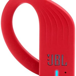 JBL Endurance Peak in-Ear Waterproof Sport Headphones Bundle with Plush Carry Case (Red)