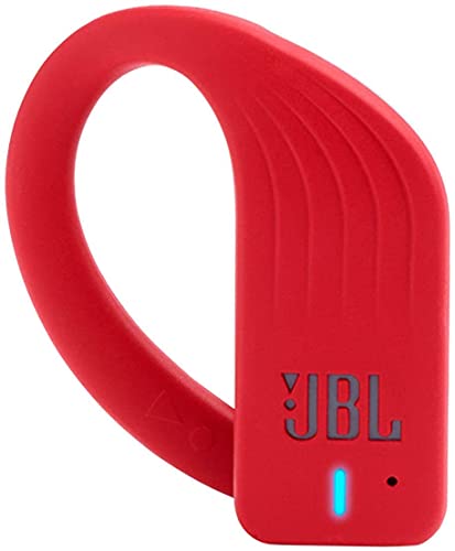 JBL Endurance Peak in-Ear Waterproof Sport Headphones Bundle with Plush Carry Case (Red)