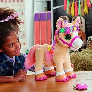 FurReal Cinnamon, My Stylin’ Pony Toy, 14-Inch Electronic Pets, 80+ Sounds & Reactions, 26 Accessories, Interactive Toys for 4 Year Old Girls and Boys and Up