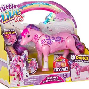 Little Live Pets - Sparkles My Dancing Interactive Unicorn | Dances & Lights to Music - Engaging Fun - Batteries Included | For Ages 5+