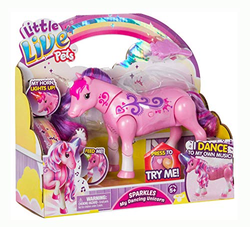 Little Live Pets - Sparkles My Dancing Interactive Unicorn | Dances & Lights to Music - Engaging Fun - Batteries Included | For Ages 5+