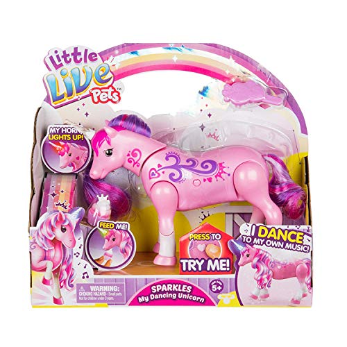 Little Live Pets - Sparkles My Dancing Interactive Unicorn | Dances & Lights to Music - Engaging Fun - Batteries Included | For Ages 5+