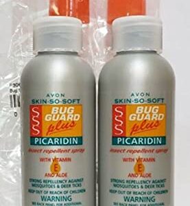 LOT OF 2 Avon Skin-So-Soft Bug Guard Plus Picaridin With Vitamin-E & Aloe Spray Pump 4oz