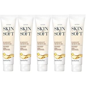 avon skin so soft radiant moisture replenishing hand cream lot 5 pcs