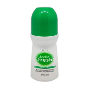 Avon Feeling Fresh Original Roll-On Antiperspirant Deodorant 2.6 fl.oz,Lot of 3