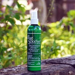 Bug Soother Spray (2, 8 oz) - Natural Insect, Gnat and Mosquito Repellent & Deterrent - DEET-Free - Safe Bug Spray for Adults, Kids, Pets, & Environment - Made in USA - Includes 1 oz. Travel Size