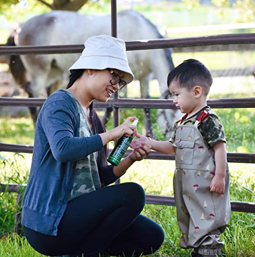 Bug Soother Spray (2, 8 oz) - Natural Insect, Gnat and Mosquito Repellent & Deterrent - DEET-Free - Safe Bug Spray for Adults, Kids, Pets, & Environment - Made in USA - Includes 1 oz. Travel Size