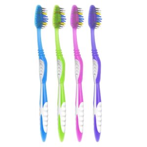 Colgate Extra Clean Toothbrush, Soft Toothbrush for Adults, 6 Count (Pack of 1)