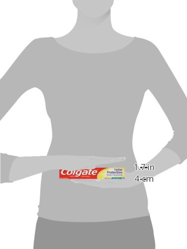 Colgate Tartar Protection Toothpaste With Whitening, Crisp Mint - 6.0 Oz, 0.44 Fl Oz