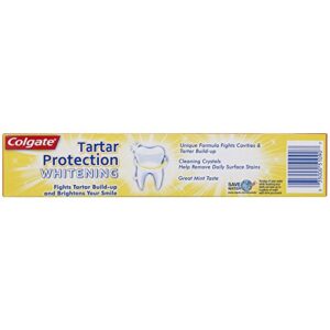 Colgate Tartar Protection Toothpaste With Whitening, Crisp Mint - 6.0 Oz, 0.44 Fl Oz