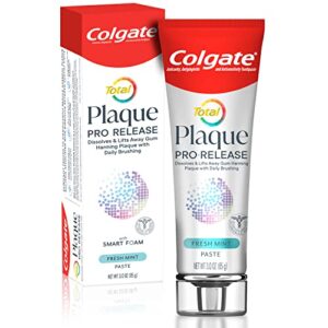 colgate total plaque pro release fresh mint toothpaste, 1 pack, 3.0 oz tube